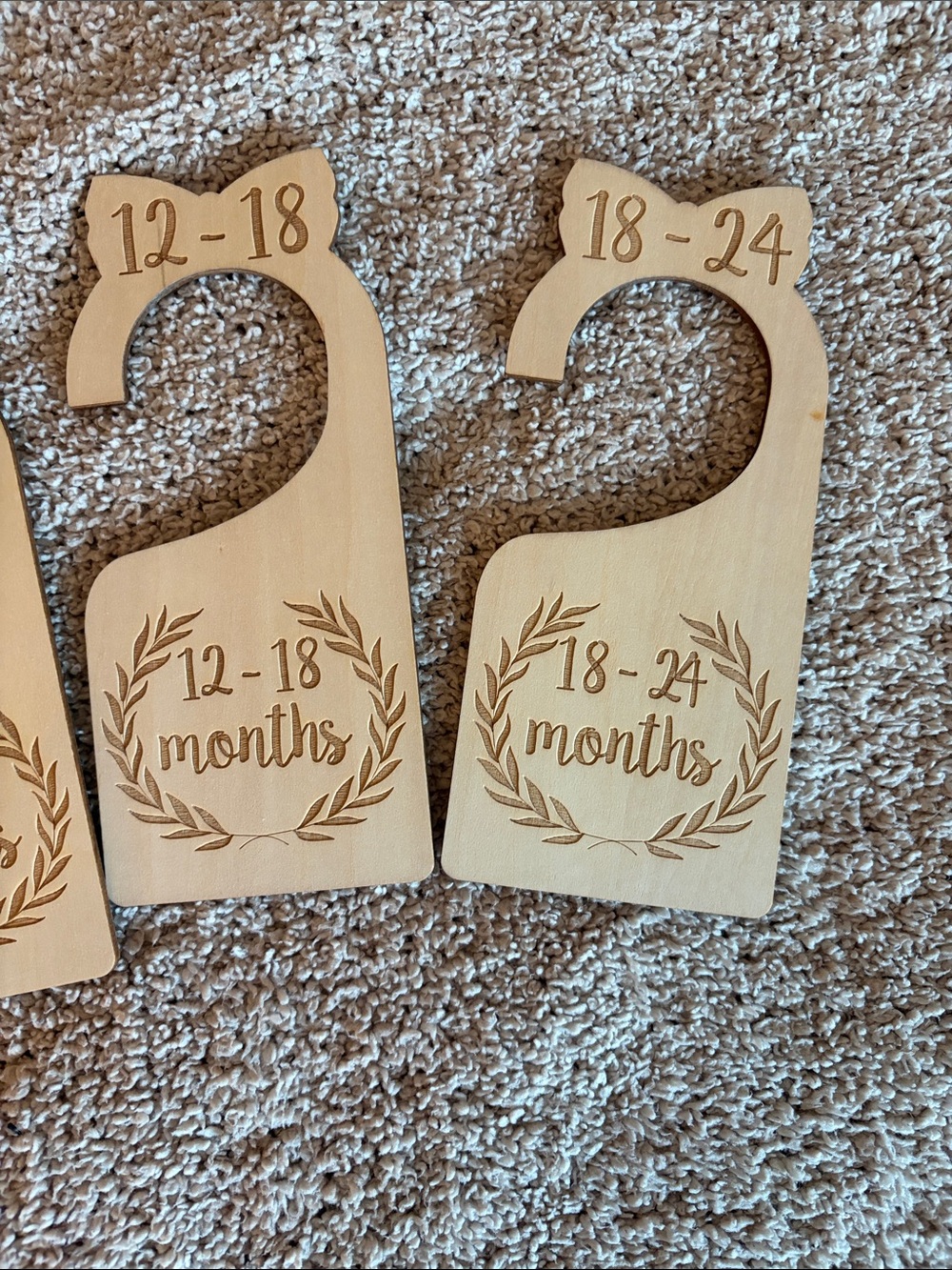 NWOT Wooden Baby Closet Dividers - Picture 5 of 5